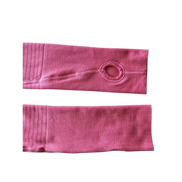 Lululemon Run: Swiftly Tech Long Sleeve Crew Stripe Pink Sweatshirt Top Size 6 - Picture 8 of 12